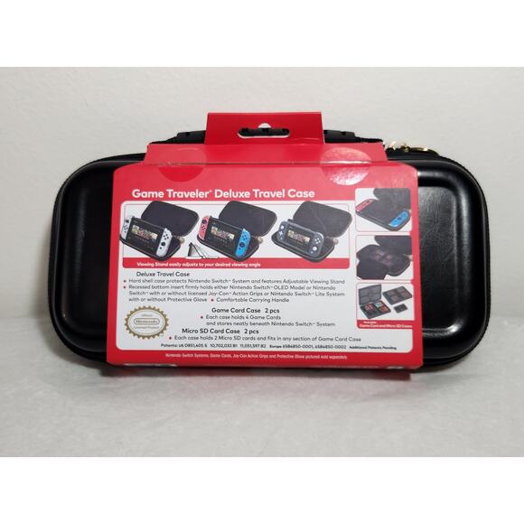 Nintendo Switch Zelda Game Traveler Deluxe Travel Case For All Models Brand New - Picture 4 of 6